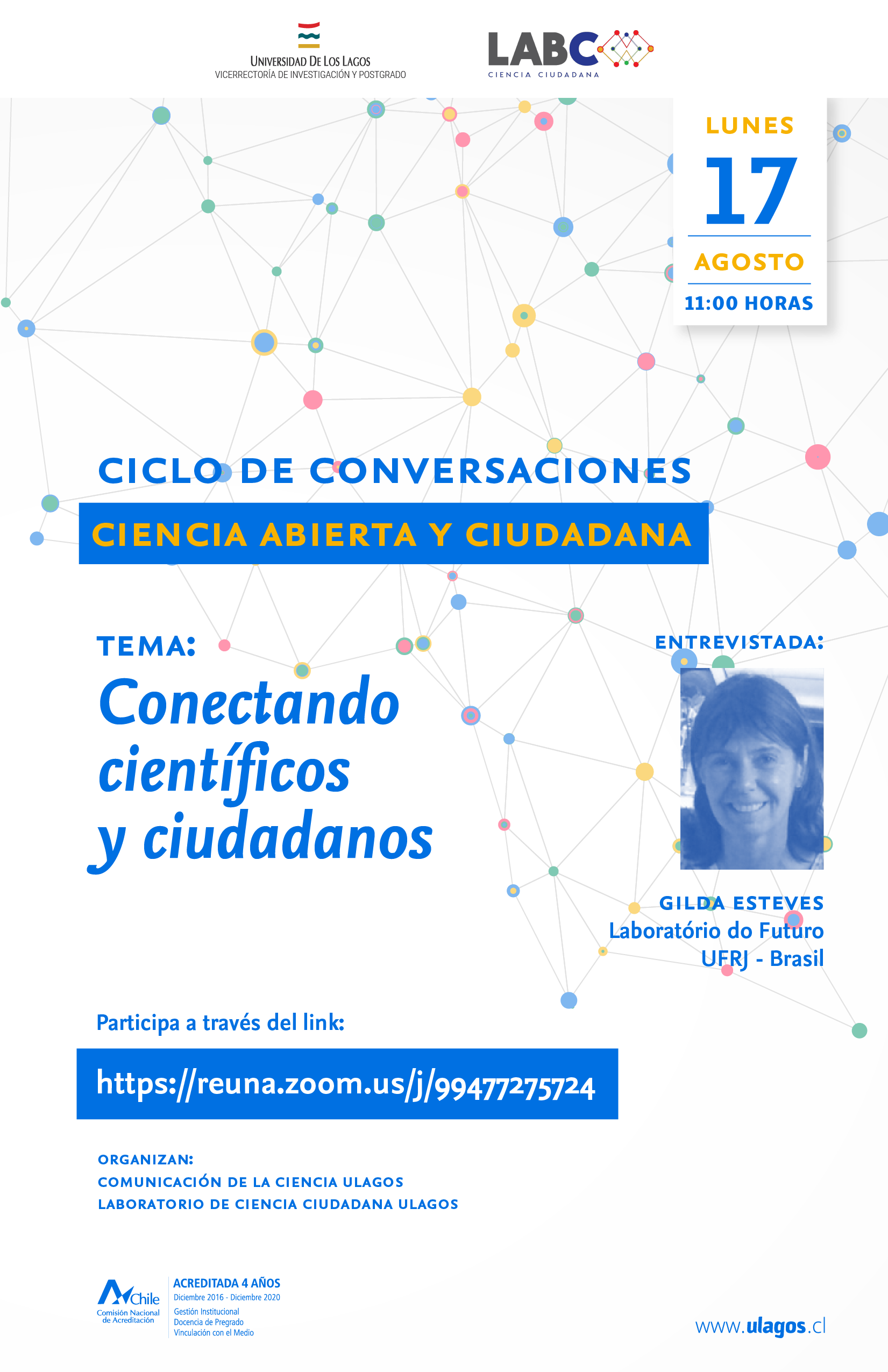 Afiche Ciencia Abierta 17 agosto