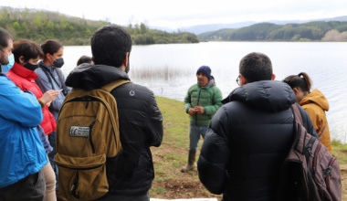 Laboratorio Territorial: Estudiantes de Magíster en Ciencias Sociales inician retorno a la semipresencialidad con visita a la Laguna Trinidad y Estero Pucopio